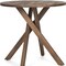 Homeroots 32" Brown Solid Wood and Wood Tray Table 605615 - alternate 2