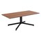 Homeroots 48" Brown and Black Wood and Steel Pedestal Coffee Table 556699 - alternate 3