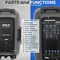 Pyle Powerful Wireless Sound 80W Portable Bluetooth PA Speaker PPHP1269UT - alternate 2