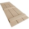 Ekena Millwork Rustic Three Board Spaced Board-n-Batten Rough Cedar Faux Wood Shutters, 17 1/2W x 84H, PR SHUBSS17X84RCPR - alternate 4