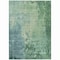 Homeroots 9' X 12' Emerald Abstract Washable Indoor Outdoor Area Rug 608236 - alternate 3