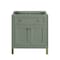 James Martin Vanities 30 in. Single Vanity, Smokey Celadon, w/Single Hole 3CM White Zeus Silestone Top & Backsplash 503-V30-SC-1WZ - alternate 2
