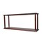 Homeroots 10in Dark Brown And Clear Glass Standard Display Stand 364373 - alternate 2