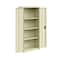 Hirsh Storage Cabinet, 66 in H, 30 in W, 15 in D, Putty, 4 Shelves 26146 - alternate 2