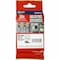 Brother Label/Ribbon Cartridge, White, Gloss, 1/4 in W TZES211G - alternate 1