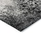 Homeroots 8' X 10' Black Gray And Ivory Abstract Washable Indoor Outdoor Area Rug 599463 - alternate 3