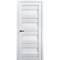 Sartodoors Interior Solid French Door Frosted Glass White 30x84 Solid Core Modern Interior VEREGIO7455ID-WS-3084 - alternate 1