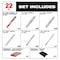 Milwaukee Tool 22PC SAWZALL Blade PACKOUT Kit 49-22-5640 - alternate 4