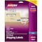 Avery Label, 1-Up, Ep, Ij, 10Pk, Clr AVE18665 - alternate 1