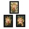 Homeroots Set Of Three Romantic Autumn Black Framed Print Wall Art, 3PK 408198 - alternate 1