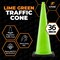 Xpose Safety Traffic Safety Cone, 36 in, Premium PVC, No Collar, Lime Green, 8 pk LTC36-8-X - alternate 2