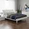 Homeroots White Wood Lighted California King Bed Frame 343977 - alternate 2
