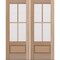 Doornmore G7504, 66.5" x 82" ( 2x32" Door) Left Hand, Mahogany SDL 4 Lite, 3/4 Lite Exterior Door G7504-SW-3280_2_LI - alternate 1