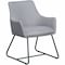 Lorell Gray Flannel Guest Chair with Sled Base 68562 - alternate 1