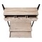 Homeroots 32" Taupe and Black Wood and Metal Sled Computer Desk With Four Drawers 489996 - alternate 2