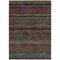 Homeroots 9' X 12' Black Green And Gold Striped Washable Indoor Outdoor Area Rug 588242 - alternate 2