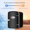 Simple Deluxe HealSmart 4L/6 Can Mini Fridge, Portable Cooler and Warmer Compact Refrigerators with Observation W HKFRIGMINI4OBWBLK - alternate 2
