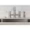 Kingston Brass Bridge Kitchen Faucet with Brass Sprayer, Polished Chrome KS7271BPLBS - alternate 2