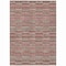 Homeroots 10' X 14' Red Beige And Copper Striped Washable Indoor Outdoor Area Rug 587937 - alternate 3