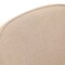 Leisuremod Tule Dining Chair with Velvet Seat & White Steel Frame, Natural Wood/Brown, 4PK TWCNW18BR4 - alternate 2