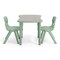 Flash Furniture 2 PC Plastic Activity Table and 2 Chairs Set, 10.5 inSeat Height-Sage YU-YCY-098-0032-RECT-TBL-SAGE-GG - alternate 3