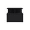 Homeroots Two Piece Black Bedroom Set 526362 - alternate 4