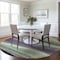 Homeroots 8' Purple And Green Round Abstract Washable Indoor Outdoor Area Rug 603685 - alternate 4