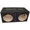 Deejay Led Two 12-in Woofers Empty Bass Speaker Enclosure w/Center Tuned Port BASS12DUALVENTED - alternate 1