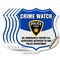 Signmission Neighborhood Crime Watch Shield Sign We, 4 inch X 4 inch, Vinyl Decal, 5PK SHI-D-5PACK-4-388 - alternate 1
