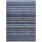 Homeroots 8' X 10' Denim Blue And Gray Striped Washable Indoor Outdoor Area Rug 577766 - alternate 2
