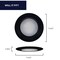 Bulbrite 14WLED 7 ROUND DISC LIGHT 3000K BLACK ALUMINUM, PIGTAIL, 4PK 862900 - alternate 6
