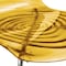 Leisuremod Astor Water Ripple Design Dining Chair, Transparent Orange, 4PK AC20OR4 - alternate 3