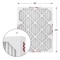 Aaf Flanders PREpleat LPD SC M10 16 in. W X 24 in. H X 1 in. Synthetic 10 MERV Pleated Air Filter 1 80055.01162 - alternate 2