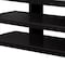 Homeroots 42in Black and Gray Open Shelving TV Stand 332877 - alternate 2