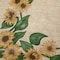 Homeroots 50" X 70" Beige And Yellow Sunflower Floral Microfiber Plush Throw Blanket 712598 - alternate 3