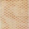 Homeroots 5' X 8' Peach And Rust Polka Dot Washable Indoor Outdoor Area Rug 615927 - alternate 2