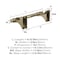 Amerock Davenport Golden Champagne Transitional Pivoting Double Post Toilet Paper Holder BH36051BBZ - alternate 2