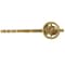 Kingston Brass Front Mount Toilet Tank Lever with Knurled Handle, Brushed Brass KTRNK7 - alternate 1