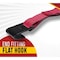 Mytee Products 2 inx30 ft Kinedyne Red Tie-Down Ratchet Straps w/ Flat Hooks, 3,335 WLL, 4PK RS230R-Kx4 - alternate 3