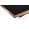 Homeroots 87" Black And Gold Glass And Stainless Steel Pedestal Base Dining Table 487365 - alternate 2