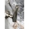 Kingston Brass One-Handle Single-Hole Bathroom Faucet with Deck Plate and Push Pop-Up Drain, Brushed Nickel KSD3548TKL - alternate 3