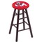 Holland Bar Stool Co Maple Bar Stool, Dark Cherry Finish, Fresno State Seat RC30MSDC - alternate 1