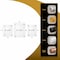 Azar Displays Floating Acrylic Gallery Wall Frame Set, 1" Stand off, Silver, 3PK 105704-SLV - alternate 4