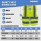 Neiko Mesh Safety Vest, High Visibility Vest, Reflective Strips, Zipper Front, Reflective Vest 5X-Large 54078A - alternate 2