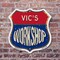 Signmission Vic's Workshop, 6 Inch X 6 Inch, Plastic Sign SHI-P-6-489-VIC - alternate 2