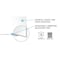 Ghent Proma Magnetic Porcelain Whiteboard, Aluminum Frame, 5'H x 8'W M1P-58-4 - alternate 2