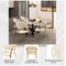 Leisuremod Bella Collection Modern Dining Chair in Off White BC21OW - alternate 3