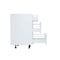 Cambridge Radiance 18 in. W x 21 in. D x 34.50 in. H Ready to Assemble Slab Bath Cabinet in White Gloss SA-VDB18-WG-KIT - alternate 3