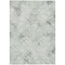 Homeroots 5' X 8' Artichoke Green And Ivory Geometric Washable Indoor Outdoor Area Rug 588263 - alternate 2