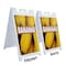 Signmission Bananas, A-Frame & 2 Decals Installed, Heavy-Duty Plastic Frame SBHD-D-2436-Bananas - alternate 4